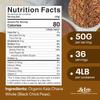 Jai Ho Certified Organic Kala Chana Whole 4 lb | Black Chick Peas | USDA Organic | Non-GMO | Chemical-Free | Premium Quality Kosher | 4 Lb (Kala Chana (Black Chick Peas)) view 2