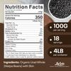 Jai Ho Certified Organic Urad Daal 4 lb | Matpe Beans with Skin | Indian Urad Whole | USDA Organic | Non-GMO | Chemical-Free | (4 Pound, Urad Whole (Matpe Beans with Skin)) view 2