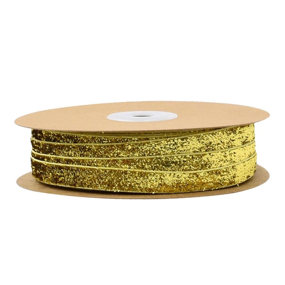 Tofficu 1roll Flocking Ribbon for Crafts and Decorations Non-Elastic Strap for Home Weddings and Parties for Wrapping and Accessories
