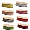 Tofficu 1roll Flocking Ribbon for Crafts and Decorations Non-Elastic Strap for Home Weddings and Parties for Wrapping and Accessories view 2