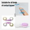 Dhoptical 8 Pack Purple Contact Lens Cases,Outdoor Portable Mini Contact Lens Kit,Perfect for Travel & Everyday Use view 4
