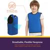 Seilnvg Sensory Compression Vest for Kids Sensory Processing Disorder Vest Deep Pressure Comfort (Dark Blue, Medium) view 2