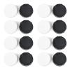 Dhoptical 8 Pack Black Contact Lens Cases,Outdoor Portable Mini Contact Lens Kit,Perfect for Travel & Everyday Use view 1