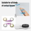 Dhoptical 8 Pack Black Contact Lens Cases,Outdoor Portable Mini Contact Lens Kit,Perfect for Travel & Everyday Use view 4