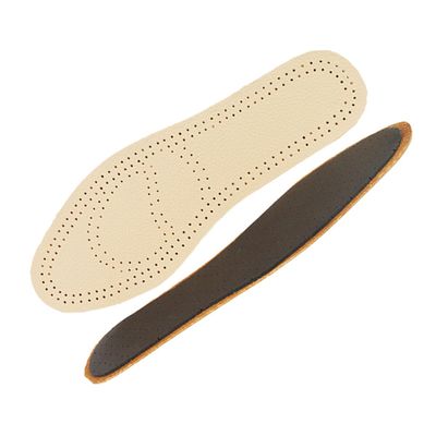 Beaupretty 2pairs Cowhide Insole for Sports Shoes Non Slip Odorless Breathable Shoe Pads