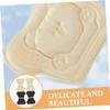 Beaupretty 4pairs Bear Modeling Heel Cushions Wear-Resistant and -Skid Heel Pads for Shoes Adhesive and Replaceable Cushions for Casual Footwear view 2
