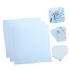 Abaodam 3pcs Reusable Microfiber Cleaning Cloths for Eyeglasses Screens and Lenses Soft Polishing for Phones Tablets Cameras and Monitors view 2