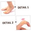 Beaupretty 12pcs Heel Blister Protection Stickers Slip-Resistant Toe Protectors for High Heels Comfortable Foot Pads view 4