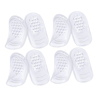 4pairs Non-Skid Heel Pads for Women Inserts Comfortable Insoles for High Heels Fatigue Relief Gel Inserts