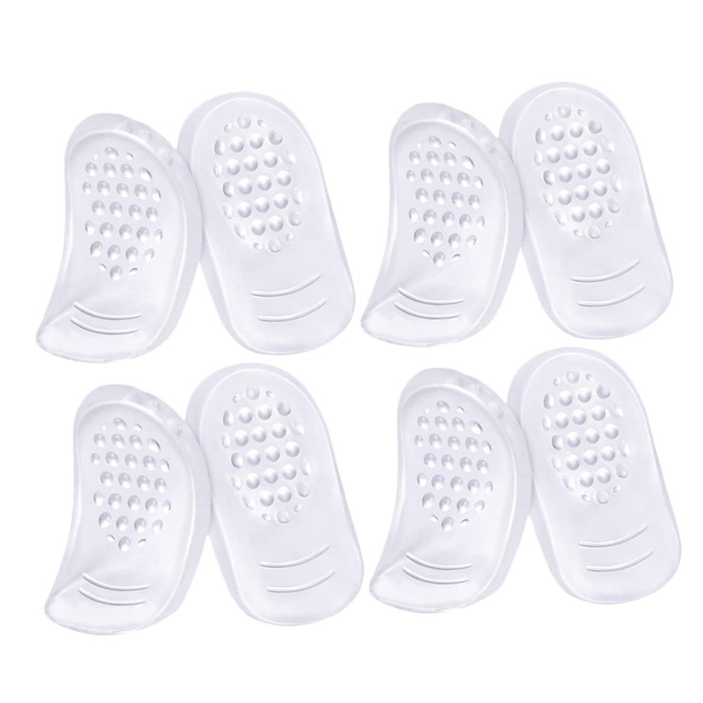 4pairs Non-Skid Heel Pads for Women Inserts Comfortable Insoles for High Heels Fatigue Relief Gel Inserts
