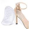 4pairs Non-Skid Heel Pads for Women Inserts Comfortable Insoles for High Heels Fatigue Relief Gel Inserts view 2