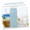minkissy Plastic Washboard for Hand Washing Clothes Scrubbing Board for Household Use Convenient and Easy to Move for Laundry and Camping view 4