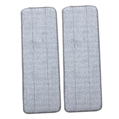 minkissy 2 Pack Mop Pads Wet Dry Cleaning Replacement Pads Reusable Floor Cleaning Mop Heads