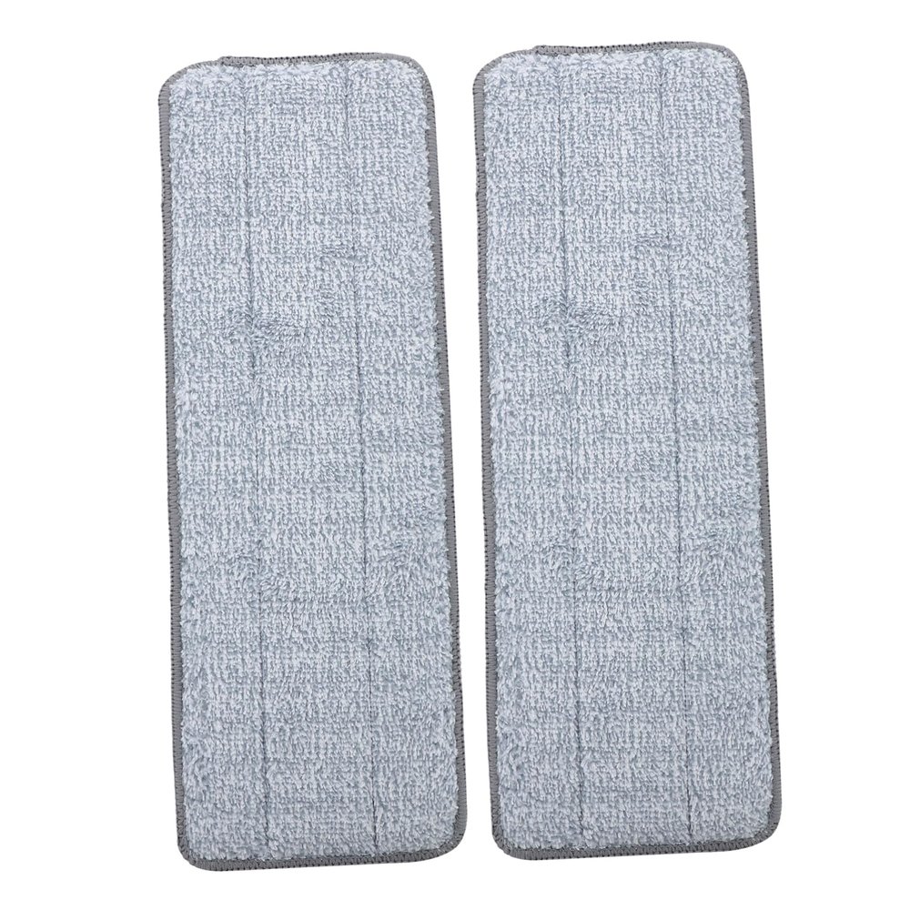 minkissy 2 Pack Mop Pads Wet Dry Cleaning Replacement Pads Reusable Floor Cleaning Mop Heads