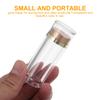 FOMIYES Acrylic Capsule Storage Bottles Set - 10 Clear Small Plastic Containers with Lids for Pills Food Travel & Kitchen Organization - Compact Airtight Design for Home Use view 3