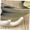 MAGICLULU Facial Massager Tool Natural Buffalo Horn Thick Scraping Board for Skin Care Massage Horn for view 2