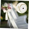 NineLife Basics 6cm Wide Christmas Ribbon Bows Decorative Wrap Festive Decor for Christmas Tree and Party Decorations view 3