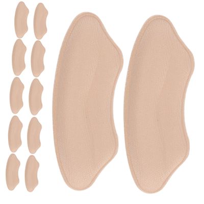 6pairs Invisible Heel Protectors for Women Cuttable Shoe Heel Pads Toe Inserts for Shoes Strong Adhesive