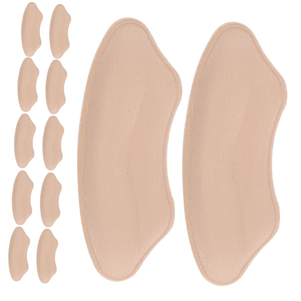 6pairs Invisible Heel Protectors for Women Cuttable Shoe Heel Pads Toe Inserts for Shoes Strong Adhesive