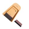 Beaupretty 1set Mini Broom and Dustpan for Efficient Desktop Cleaning Compact Soft Bristle Sweeper for Use Yellow view 1