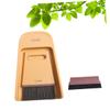 Beaupretty 1set Mini Broom and Dustpan for Efficient Desktop Cleaning Compact Soft Bristle Sweeper for Use Yellow view 3