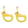 minkissy 2pcs Boy Girl Soft Bristle Toothbrushes for Boys and Girls Ergonomic Design for Hands Gentle Oral Care Tools for Delicate Teeth and Gums Yellow for Daily Use view 1