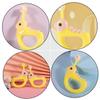 minkissy 2pcs Boy Girl Soft Bristle Toothbrushes for Boys and Girls Ergonomic Design for Hands Gentle Oral Care Tools for Delicate Teeth and Gums Yellow for Daily Use view 2