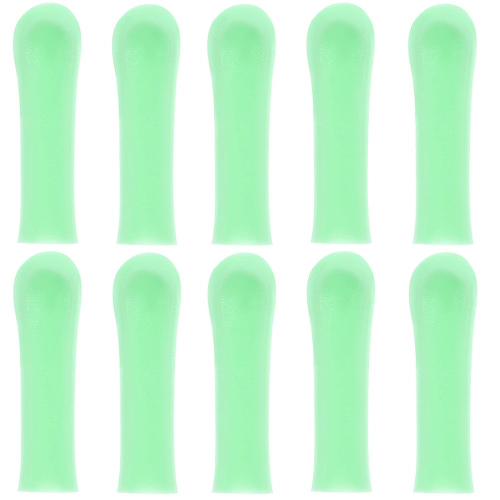 Baluue 10pcs Ear Spoon Covers Replaceable Ear Wax Removal Accessories for Comfortable Cleaning Soft and Versatile Spoon Sleeves