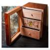 Cigar Humidor GagalU Three-Layer Large Capacity Cigar Humidor - Cigar Humidor Cigar Cabinet Portable Cedar Wood Moisturizing view 2