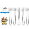 TEETECK 5 Pack Kids Toothbrush Replacement Heads Compatible with SEAGO,SG-977,SG-513,SG-2139,Compatible with Brush-Baby WildOnes/KIDZSONICNot BabySonic Series,Compatible with Dada-Tech,DT-BB1, DT-K6 view 1