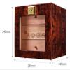 Cigar Humidor Handmade Cigar Humidor Cabinet, Spanish Cedar Lined with 3 Large Drawers, Cedar Divider and Digital Hygrometer, for 50 Cigars view 2