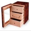 Cigar Humidor Handmade Cigar Humidor Cabinet, Spanish Cedar Lined with 3 Large Drawers, Cedar Divider and Digital Hygrometer, for 50 Cigars view 4