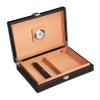 Cigar Humidor Moisturizing Crocodile Leather Cow Leather Lined with Cedar Wood Sticks Decorative Box view 4