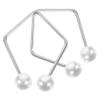 FOMIYES 2pcs Maker Trainer for Cheeks Facial Exerciser Tool for Natural White Titanium Alloy Effortless Creation for Ages view 1