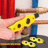 Jkjhbhged 4Pcs Copper Tubing Brush Copper Pipe Cleaner 4 in 1 Pipe Brush Cleans Inside and Outside Thread Cleaner Plumber Brush view 3