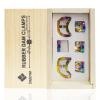 6 Piece Multi Color Dental Rubber Dam Brinker Clamps Universal Set (B1, B2, B3, B4, B5, B6) Clamp for Lower Molars,Premolars, Incisors Canines view 1