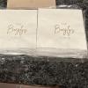 XEL Personalized Napkins Personalized Wedding Cocktail Napkins Anniversary Engagement Printed Custom Monogram Cocktail Beverage Party Napkins (100pcs) view 2