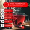Akshit 150 Hibiscus Tea Bags, 100% Natural Hibiscus Flowers, Aromatic Tea, Hibiscus Tea Loose Leaf, Te De Hibisco, Non-GMO, Sugar Free, Caffeine Free. 10oz view 2