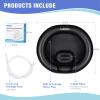 Portable Inflatable Hair Washing Basin for Bedridden - Wash Hair in Bed with Inflatable Shampoo Bowl.For Elderly,Disabled,Injured,Ideal Inflatable Sink for Locs Detox (Black, 18in Inner) view 4