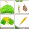 2 Pack 20-inch Microfiber Dusting Dusters with Non-Slip Handles and Bendable Microfiber Duster Heads, Perfect for Household Cleaning, Office Cleaning, and Car Cleaning, Feather Duster for Cleaning view 3