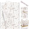 100Pcs 20  14 Inches Western Tissue Paper for Gift Bags Cowboy Boots Hat Cactus Printed Tissue Paper for Gift Wrapping for Birthday Party Baby Shower DIY Craft (Brown) view 1