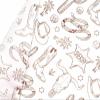 100Pcs 20  14 Inches Western Tissue Paper for Gift Bags Cowboy Boots Hat Cactus Printed Tissue Paper for Gift Wrapping for Birthday Party Baby Shower DIY Craft (Brown) view 3
