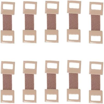 10pcs Skin Color Elastic Bandage Clips,Wrap Clips Stretch Metal Clips,Ace Bandage,Large Bandaids,Replaceable Wrap Clips Adhesive Bandages for Various Types Bandages