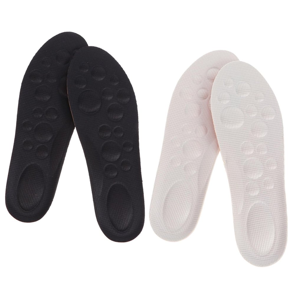 Beaupretty 2pairs Boy Girl Arch Support Insoles Breathable - Inserts for Sneakers Dress Shoes and More Grey Comfortable Massage Ventilation Design