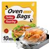 10Large Oven Bags Turkey Size,Cooking Roasting Bags Large Size(2224Inch) Meat Roasting Safe for Turkey Meat Fish and Vegetables (10) view 1