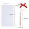 100Pack 3x6Inches Cakesicle Bags (with Ribbon Bowknot & Sticks) Clear Cellophane Bags for Bakery & Party FavorRice Krispie Treat/Brownie/Macaron/Soap/Gift Truffle view 2