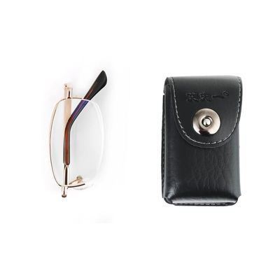 1 Pack Folding Reading glasses Half Frame Metal