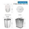13 Gallon Garbage-Bags Tall Kitchen Compostable-Trash-Bag - White Biodegradable Unscented 60 Count Large Recycling Compactor Big Outdoor Liners Waste Basket Acqkunlo view 2