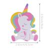 100Pack Lollipop Paper Holder Unicorn Lollipop Package Cards Candy Packaging Lollipop Paper Cards for Kids Birthday Party Children's Day Party view 2