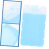 Beaupretty 2pcs Cold Storage Ice Crystal Box Reusable Ice Packs for Injuries Lunch Bags Freezer Beverage Cooler Case view 2